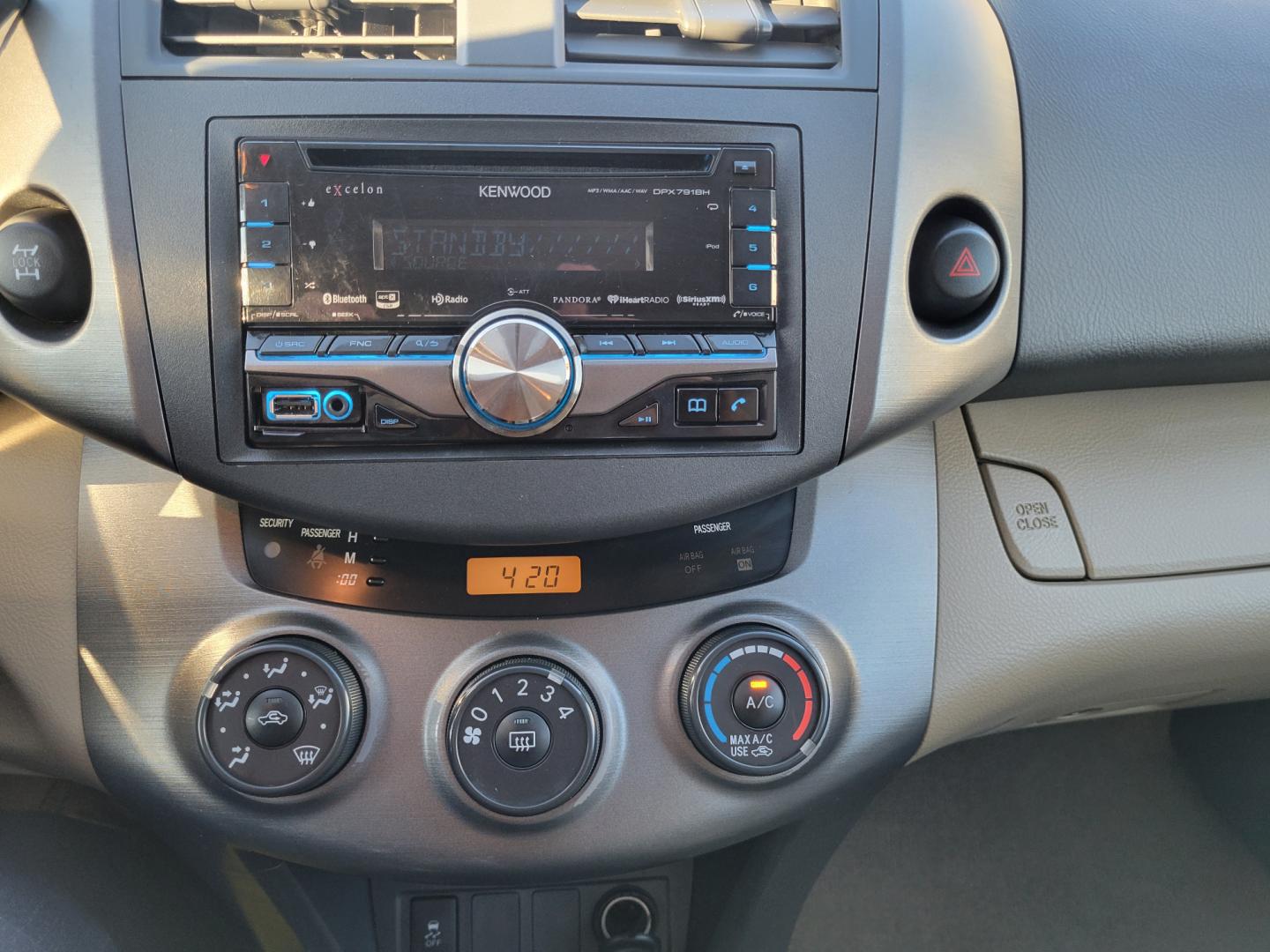 2010 Gold /Tan Toyota RAV4 I4 (2T3BF4DV7AW) with an 2.5L engine, Automatic transmission, located at 450 N Russell, Missoula, MT, 59801, (406) 543-6600, 46.874496, -114.017433 - Great Running AWD SUV. Air. Cruise. Tilt. Power Windows and Locks. Very Clean. - Photo#17